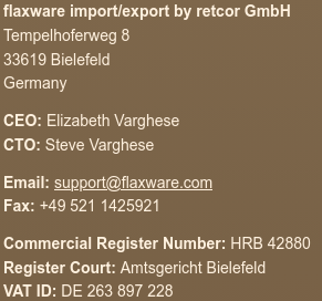 Contact and legal information